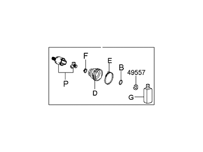 Шрус внутрен.HYUNDAI SANTA FE В3-1